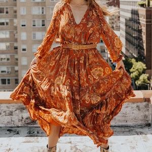 Spell & The Gypsy Aurora Gown -  Burnt Ember